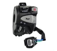 babominimer Linker Lenkerschalter für Motorrad mit Blinker und Steuerungen, kompatibel mit Click150-Standard, aus ABS und Metall