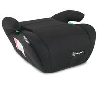 babyGO Sitzerhöhung Booster nach neuer I-Size Norm - Kindersitzerhöhung - Kindersitz/Autositz für Kinder (125-150 cm) Schwarz