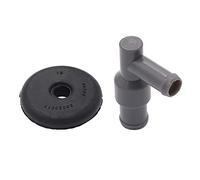 Baceyong 1x PCV-Ventil + Tülle-Kit, Teilenummer 05175352AA, 53030017, 5175352, 53031135, kompatibel mit DODGE, kompatibel mit JEEP, schwarz