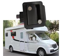 Baceyong RV Paletten Eingangstürschloss, Wohnmobil Anhänger Zubehör mit Riegel Türschloss RV Auto Anhänger Schrank Verriegelung - Schwarz