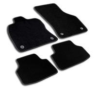 Bär-AfC Auto Fußmatten Basic passend für BMW 1er F21 ab 2011, Autoteppiche Nadelvlies Schwarz, Rand Kettelung Schwarz, Set 4-teilig, BM05408