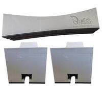 BaKaS Dachträgerpolster Rechteckig 40 cm 2er Set Schaumstoffpolster für Kajak, Kanu, Surfbrett Auto Dachträger Auflage Schutz Rechteckprofil, weich & wetterfest