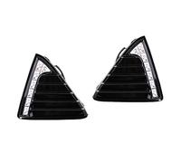 BAKUGO 2 Stück Tagfahrlicht Nebelscheinwerfer Abdeckung Gelb Blinklicht Für Ford Focus 3 MK3 2012-2014,Weiß,