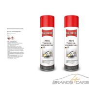 BALLISTOL 2x 400ml PTFE SPRAY TROCKENSCHMIERUNG FESTSTOFFSCHMIERUNG GLEITMITTEL