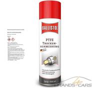 BALLISTOL 400ml PTFE SPRAY TROCKENSCHMIERUNG FESTSTOFFSCHMIERUNG GLEITMITTEL 616