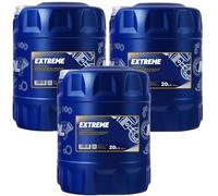 BandelOne enthält 3x 20 Liter Motoröl Öl Mannol Sae 5W-40 Extreme für 502.00/505.00