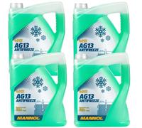 BandelOne enthält 4x 5L Mannol AG13 Grün bis 40°C Kühlerfrostschutz Kühlmittel
