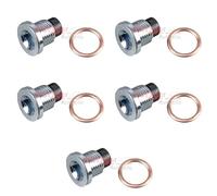 BandelOne enthält 5x Metzger Ölablassschraube mit Dichtring mit Magnet M16x1,5 19mm Innenvierkant