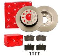 BandelOne enthält TRW Bremsscheiben 253mm + Beläge hinten passend für Golf 5 6 A3 Leon Octavia