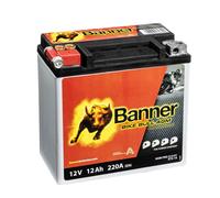 Banner ETX14 Bike Bull AGM PRO 51401 12Ah Motorradbatterie YTX14-BS (DIN 51214)