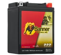 12V 14Ah 190A Banner Bike Bull GEL 51411 Motorradbatterie BGB14L-A2