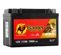 Banner Bike Bull Motorradbatterie GEL YTZ14-S GTZ14-4 12V 11Ah 51201