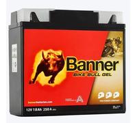 Banner Bike Bull GEL Batterie 52101 BG12-19 51913 BMW ABS 12V 18Ah CCA 250A NEU