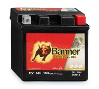 Banner Bike Bull Motorrad Batterie GEL YTZ7-S / GT7-3 12V 6Ah 98A/EN 50621
