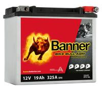 Banner ETX16L Bike Bull AGM PRO 51601 19Ah Motorradbatterie YTX20L-BS (DIN 82000)