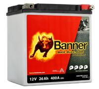 Banner AGM PRO Motorradbatterie 53001 ETX30L 12V 26Ah