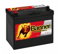 Banner P4524 Power Bull Starterbatterie 45Ah 360A PKW Autobatterie Pluspol links