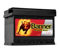 Banner POWER BULL 12V 60Ah P6009 540A/EN Autobatterie Batterie 55Ah 56Ah 62Ah