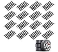 BAOSROY Reifen Reparaturset,80pcs Reifendichtmittel,Auto Reifen Reparatur Kit,Reifenreparaturset,Reifenreparatur Streifen,Tubeless Reifen Reparatur Kit,Reifenreparaturset,für Auto Motorrad,Schwarz