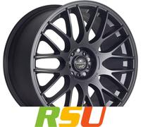 Barracuda Karizzma mattblack PureSports 8.5x19" ET38 LK5 120 ML 72.6 Alufelge...