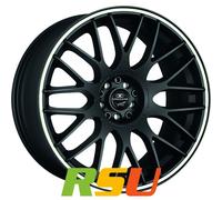 Barracuda Karizzma mattblack PureSports / Color Trim weiss 8.5x19" ET40 LK5 1...