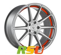 Barracuda Project 2.0 silver brushed / Undercut Color Trim rot 9.5x22" ET40 L...