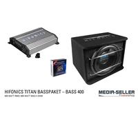 BASSPAKET Hifonics Titan 400 Watt RMS - TITAN BASS zum günstigen Preis