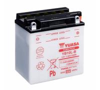 YUASA YB10L-B DC 12V 11,6Ah/C20 - 120A (EN) Motorradbatterie Anschlüsse: Vorne