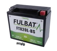 Fulbat Batterie YTX20HL-BS Gel SLA 12V 18.9Ah - wartungsfrei, kompatibel mit Landport/Yacht/Nitro