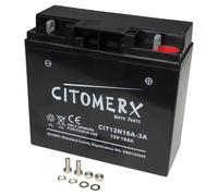 Batterie 12V 19Ah 12N16A-3A für BMW R80 GS Paralever Typ 247E Bj. 87-90