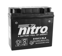 Batterie 12v 20 ah 51913 nitro sla wartungsfrei, sofort einsatzbereit (L186xB82x