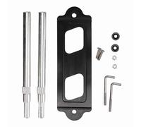 Batterie-Befestigungsset, schwarzes Metall, robuste Batterie-Halterung, sichere Befestigung, Halterung für CRX S2000, Integra RSX
