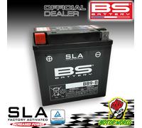 BS Battery 300675 BB9-B AGM SLA Motorrad Batterie, Schwarz