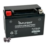 Batterie FlyBat FLYTX9-BS / YTX9-BS AGM geschlossen, 12V/9,7Ah (150x86x107mm)