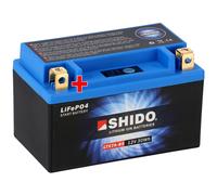 Shido Lithium Motorradbatterie LiFePO4 LTX7A-BS 12V