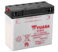 Yuasa Motorradbatterie 51913 12 V 19 Ah Passend für Modell Motorräder, Motorroller, Quads, Jetski, Schneemobile, Aufsit (51913DC)