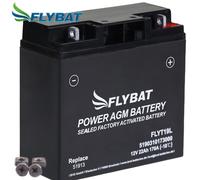 Batterie für BMW R 850 C Avantgarde Flachlen. Bj.01 FlyBat YT19BL-BS AGM geschl.