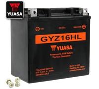 12V 16Ah 240A Yuasa GYZ16HL AGM Motorradbatterie