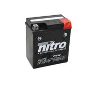 NITRO YTZ8V -N- YTZ8V AGM Gel Geschlossen, Schwarz, Größe NA