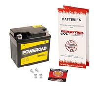 Batterie für Honda SJ 100 Bali EX, 1996-2000 (HF07) wartungsfrei, einbaufertig (inkl. 7,50€ Pfand) Gel