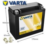 Batterie für Kawasaki GPZ 1100 A Uni Trak ZXT10A 1984 VARTA YTX20L-BS AGM Active