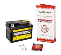 Batterie für Kymco Grand Dink 50 S, 2008-2013, wartungsfrei, einbaufertig (inkl. 7,50€ Pfand) Gel
