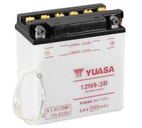 Batterie für MUZ ETZ 250 Trommelbremsen 1987 YUASA 12N9-3B offen, trocken