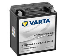 Varta AGM Batterie 12 V 14 Ah YTX16-4-1 / YTX16-BS-1