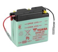 Batterie für Yamaha DT 50 MX 1NN 1987 YUASA 6N4B-2A offen, trocken