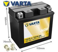 VARTA Starterbatterie POWERSPORTS AGM 507902011A514
