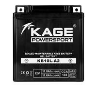 Batterie GEL KAGE YB10L-A2 YB10L-B2 für Piaggio GTX X7 8 9 Vespa GT LX Yamaha XC