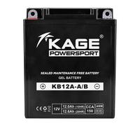 Batterie GEL KAGE YB12A-A YB12A-B für Honda CB XL VT Kawasaki GPZ Z Yamaha XJ XS