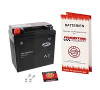 Batterie GEL KTM 80 PLW LC, 1983-1986, wartungsfrei, startklar, inkl 7,50€ Pfand