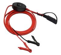 Batterie-Ladekabel - SAE-Stecker 60cm, SAE-Adapterkabel, Schnellverbindungstaste | Ladekabel für Fahrzeuge, Motorradanhänger Traktor Auto ATV RV